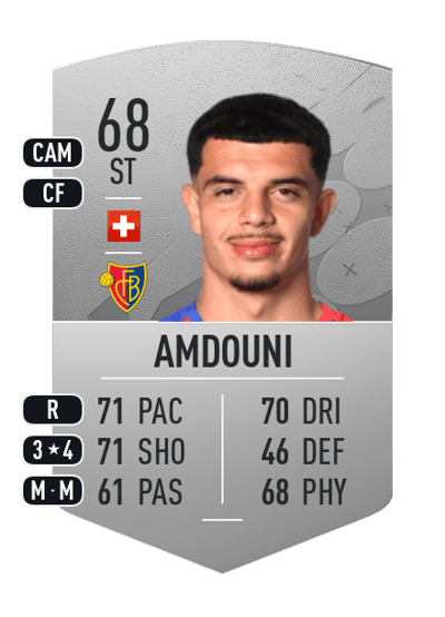 Zeki Amdouni Common 68 OVR