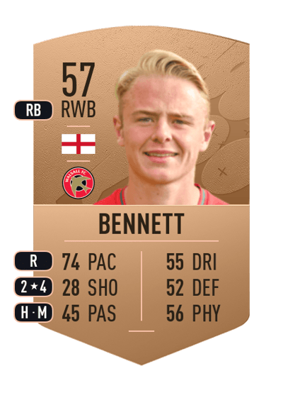 Liam Bennett Common 57 OVR