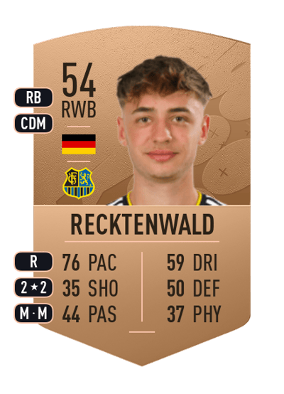 Frederik Recktenwald Common 54 OVR