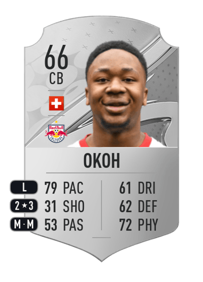 Bryan Okoh Rare 66 OVR
