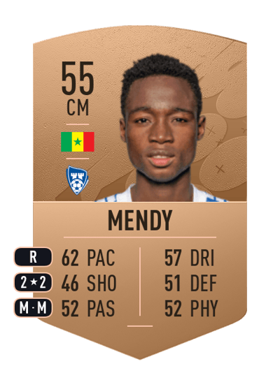 Laurent Jacques Mendy Common 55 OVR