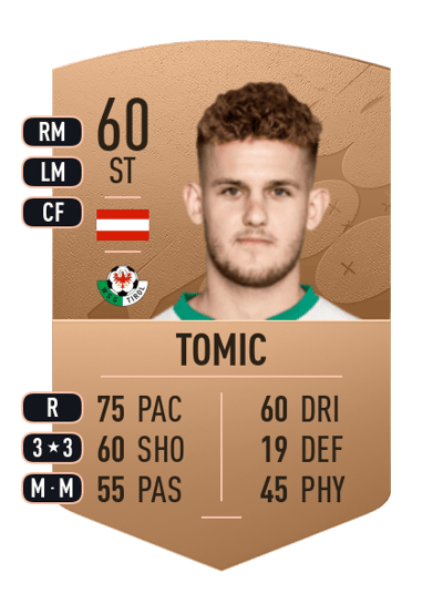 Denis Tomic Common 60 OVR