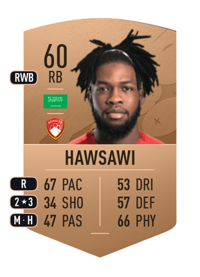 Abdullah Hawsawi Common 60 OVR
