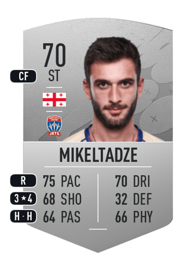 Beka Mikeltadze Common 70 OVR