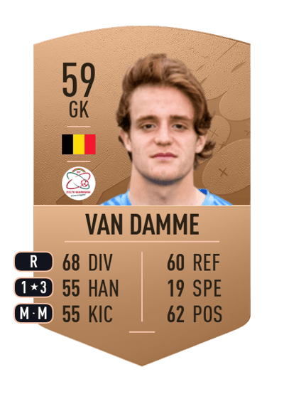 Sef Van Damme Common 59 OVR
