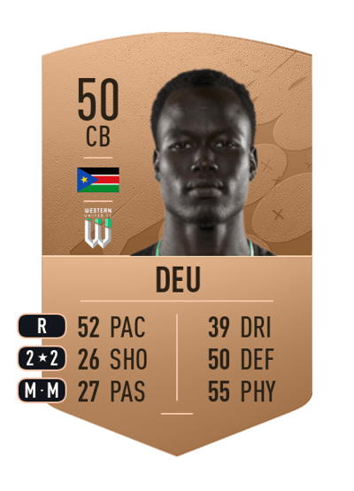 Ajak Deu Common 50 OVR