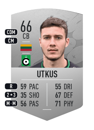 Edgaras Utkus Common 66 OVR