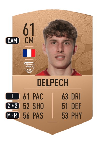 Léon Delpech Common 61 OVR
