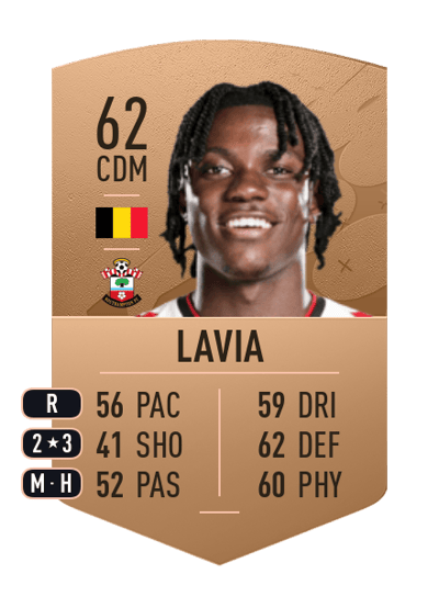 Romeo Lavia Common 62 OVR