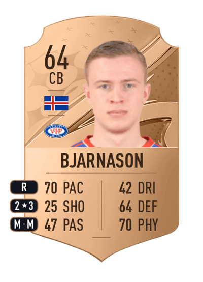 Brynjar Ingi Bjarnason Rare 64 OVR