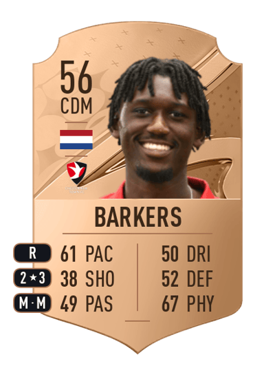 Dylan Barkers Rare 56 OVR