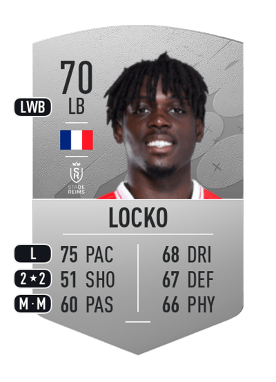 Bradley Locko Common 70 OVR