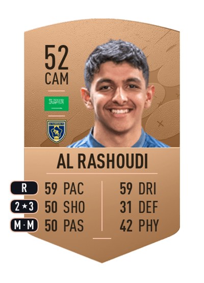Nawaf Al Rashoudi Common 52 OVR