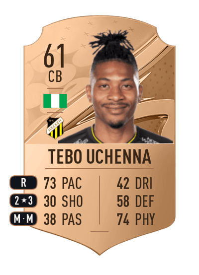Franklin Tebo Uchenna Rare 61 OVR