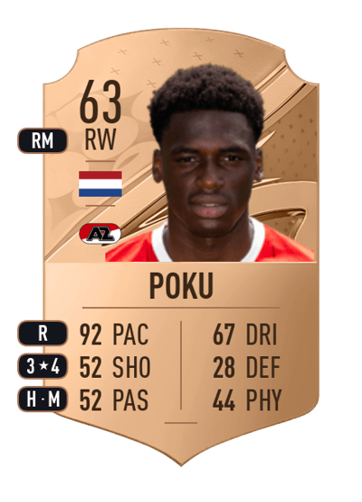 Ernest Poku Rare 63 OVR