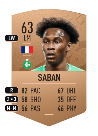 Mathys Saban Common 63 OVR