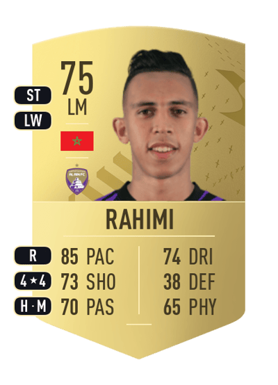 Soufiane Rahimi Common 75 OVR