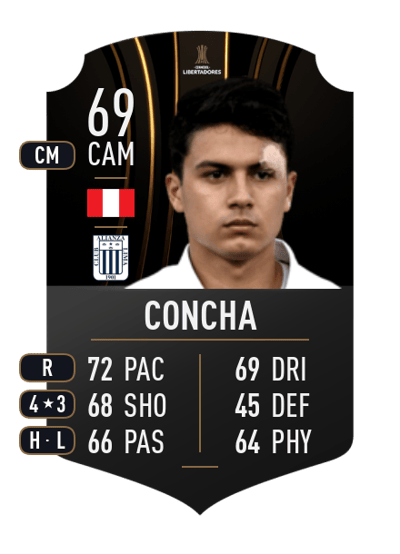 Jairo Concha CONMEBOL LIBERTADORES 69 OVR