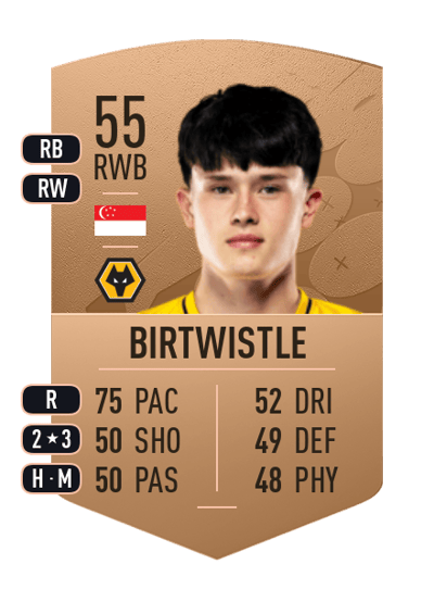 Harry Birtwistle Common 55 OVR