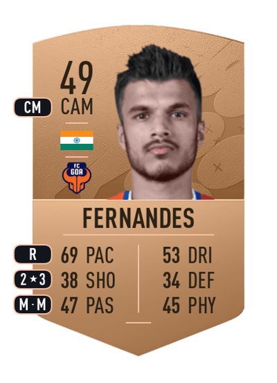 Danstan Fernandes Common 49 OVR