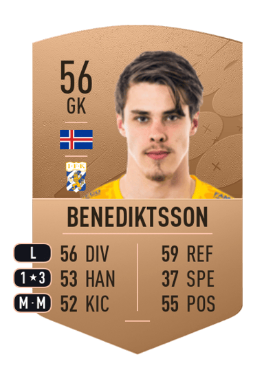 Adam Ingi Benediktsson Common 56 OVR