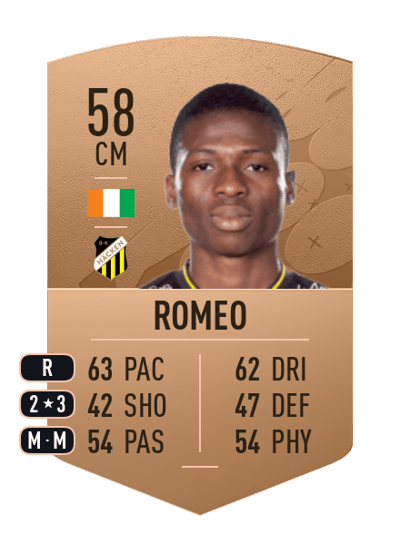 Amane Romeo Common 58 OVR