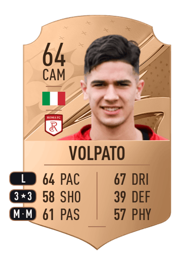 Cristian Volpato Rare 64 OVR