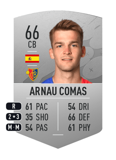 Arnau Comas Common 66 OVR
