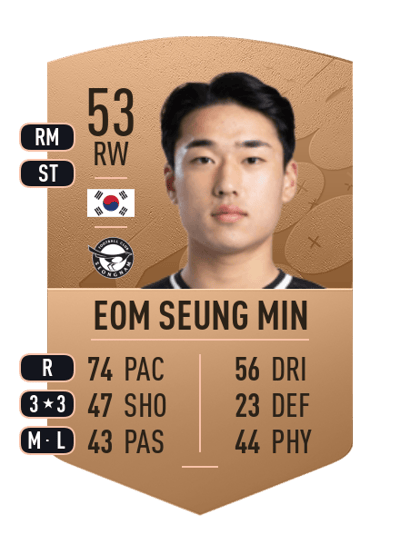 Eom Seung Min Common 53 OVR