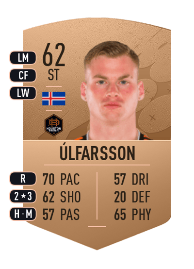 Thor Úlfarsson Common 62 OVR