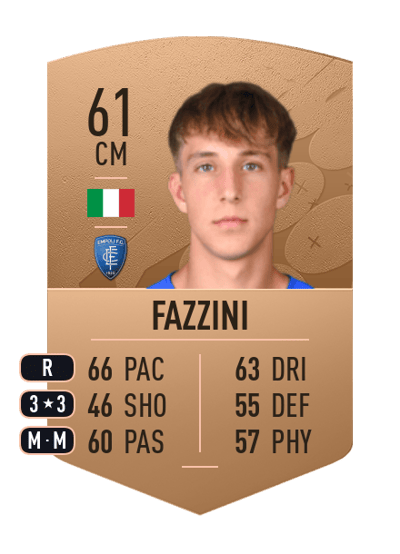 Jacopo Fazzini Common 61 OVR