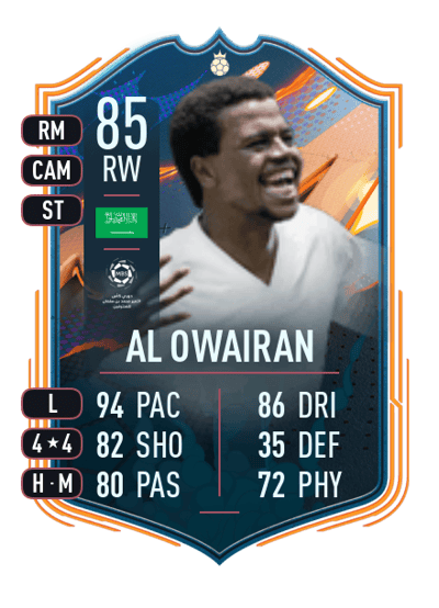Saeed Al Owairan FUT Heroes 85 OVR