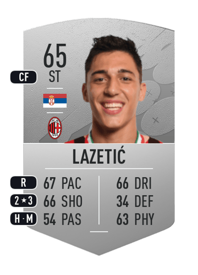 Marko Lazetić Common 65 OVR