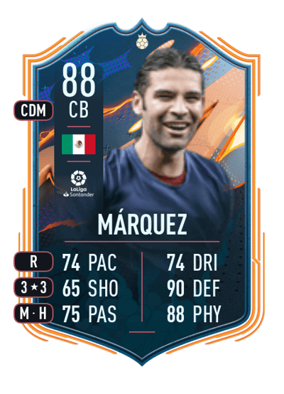 Rafael Márquez FUT Heroes 88 OVR
