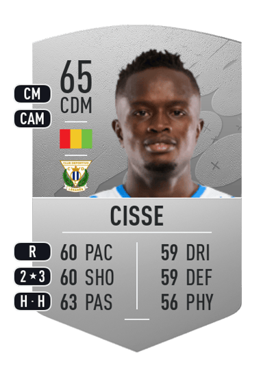Seydouba Cisse Common 65 OVR
