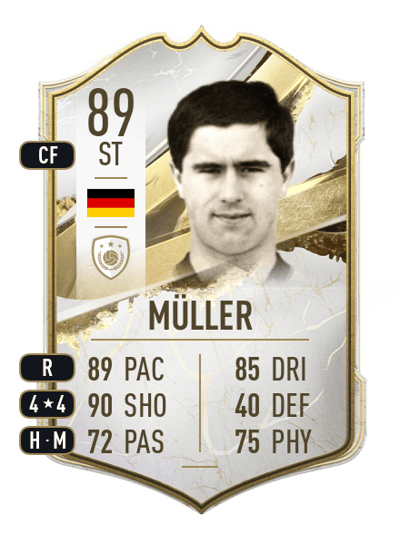 Gerd Müller Icon 89 OVR