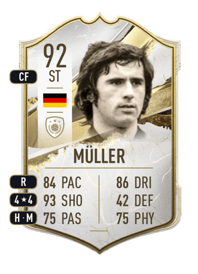 Gerd Müller Icon 92 OVR