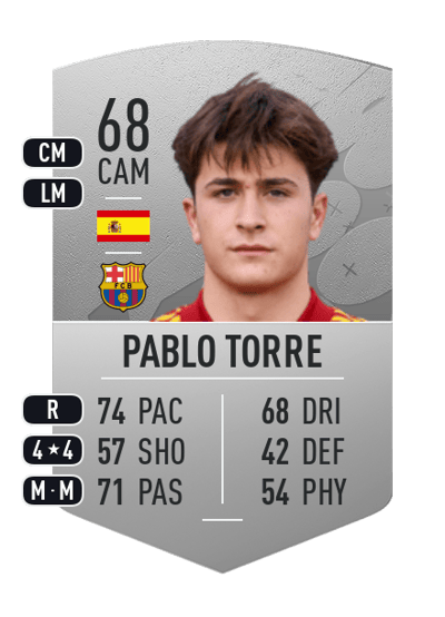 Pablo Torre Common 68 OVR