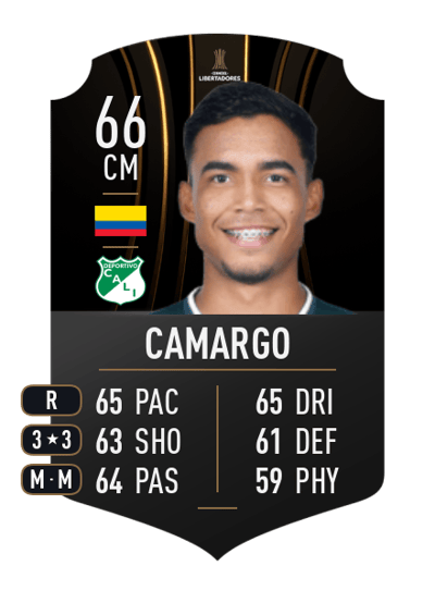 Enrique Camargo CONMEBOL LIBERTADORES 66 OVR