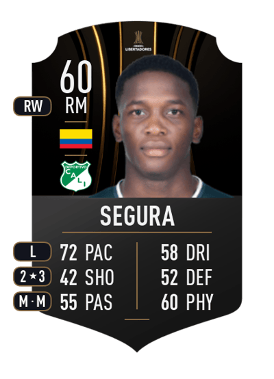 Óscar Segura CONMEBOL LIBERTADORES 60 OVR