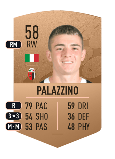 Filippo Palazzino Common 58 OVR