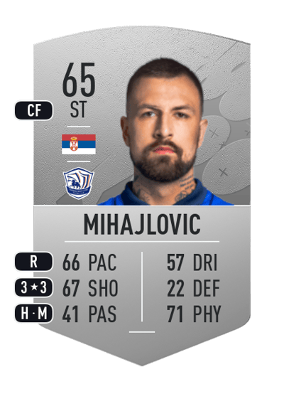 Stefan Mihajlovic Common 65 OVR