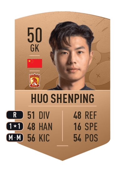 Huo Shenping Common 50 OVR