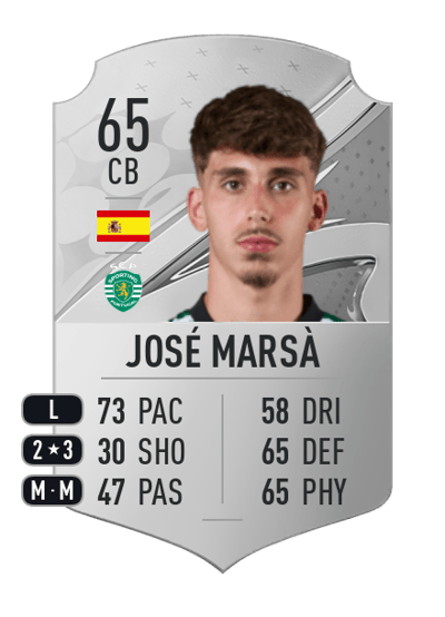 José Marsà Rare 65 OVR