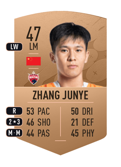 Zhang Junye Common 47 OVR