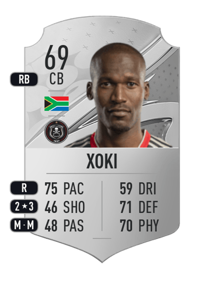 Tapelo Xoki Rare 69 OVR