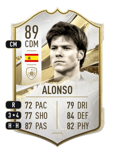 Xabi Alonso Icon 89 OVR