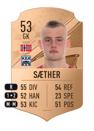 Adrian Sæther Rare 53 OVR