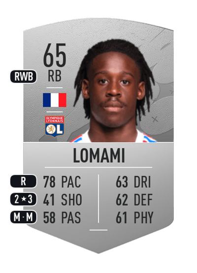Irvyn Lomami Common 65 OVR