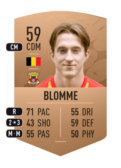Xander Blomme Common 59 OVR